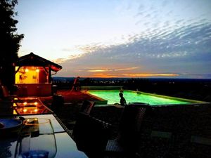 Image of 7 Bedroom hill top Manoir; pool, bar & pizza oven, sleeps 18, 2 hectare grounds