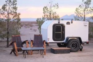 Image of Glamping outside of Death Valley National Park