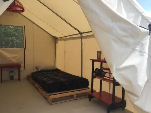 Image of Unique Glamping tent with 2 twin beds in Sturgis South Dakota