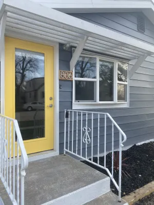 Image of Fun MidMod home remodeled with private back yard.