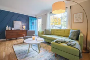 Image of ★Entertainment & Game Room w\/ Bar★ Cheerful Royal Oak Bungalow w\/ 2 Full Baths