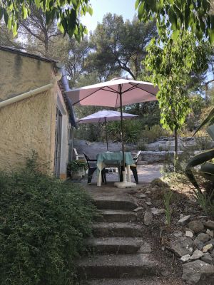 Image of 3.5km from the center of Cassis: mini Villa with terrace between Vines And Hills