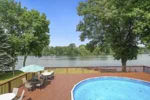 Image of Spacious Lake Allegan Home - Lakefront, Pool, and Views