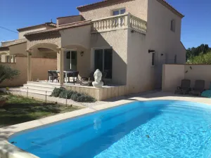 Image of New villa in quiet enclosed area superbly equipped private heated pool 5km beach