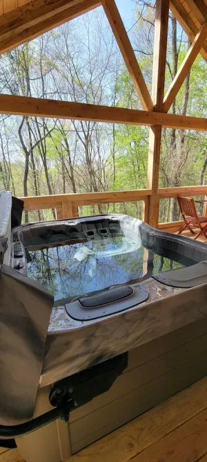 Image of Fishing Cottage on a farm w\/hot tub, walk to trophy trout fishing
