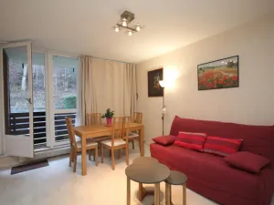 Image of 1-Bedroom Apartment with Balcony and Parking, 220m from Mont-Dore Center