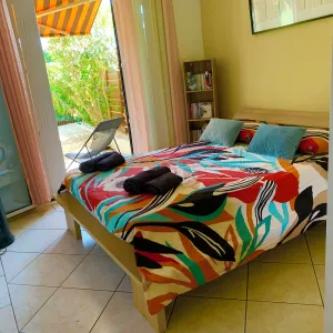 Image of Large 3 p with garden 1km from the beach. Ideal for families \/ WIFI internet.