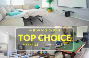 Image of 🎁2400sf🏠4BR\/3BR🛀6beds🛌,15min Downtown\/Strip,Home Theater,Games,BBQ and moree!