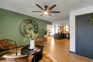 Image of King Estate with attached Mid-Century Apartment & Gym.