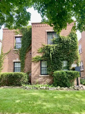 Image of Sunny Evanston Studio: Stylish Decor, Hardwood Floors, Fenced Yard & Parking