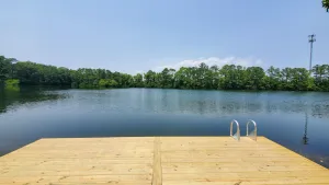 Image of 3D Theater plus Dock on Small Lake