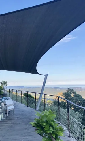 Image of Superb house, pool and terraces overlooking porto vecchio, exceptional view.