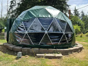 Image of Glamping With Alpacas in an Eco-Friendly Dome Outside of Seattle