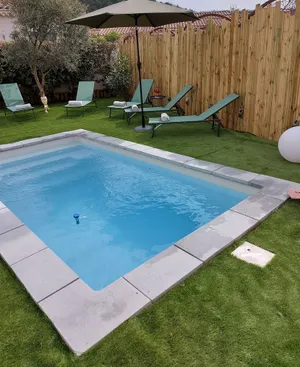 Image of Peaceful house, 3 air-conditioned bedrooms upstairs, private pool, enclosed garden