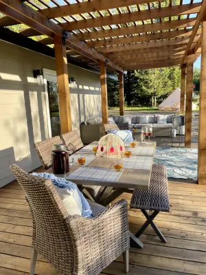 Image of Private Countryside Home & Seasonal Glamping Tents - ZEBRA Farm tour!