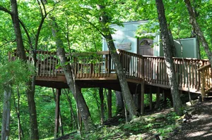 Image of Treehouse with deck