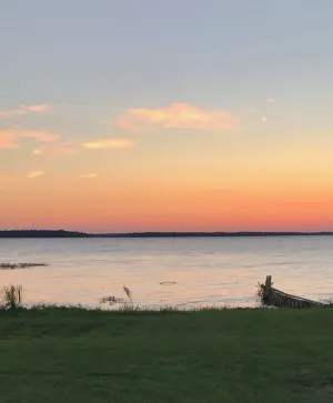 Image of private lake front home with amazing views