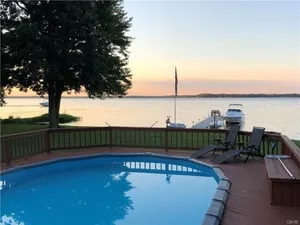 Image of Lake front house with Pool and hot tub