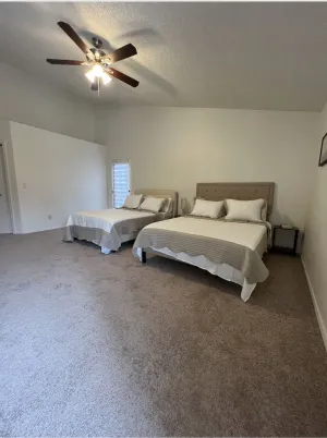 Image of The comfortable 3BR home is furnished with outdoor pool minutes away golf course