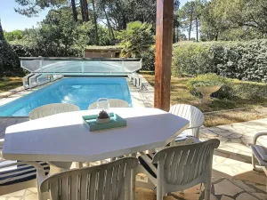 Image of SOUSTONS PLAGE, nice villa with pool for 8 people