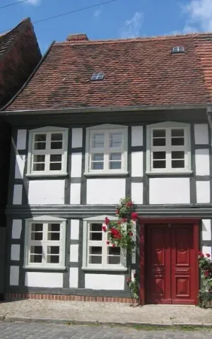 Image of Lovingly restored half-timbered house in a romantic city center location