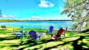 Image of LAKEFRONT Private Dock Walk to Town 4 Bed Sleep 12