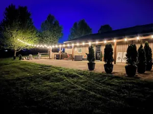 Image of Modern 2BR\/2BA with hot tub, pool table, cornhole, fire pit—your perfect Mohican base!