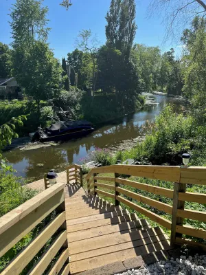 Image of RIVERFRONT RETREAT \/HEART of DOWNTOWN Caseville - short stroll to BEACH\/sleeps 6