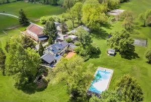Image of Idyllic 50 Acre Retreat w\/ Pool, Tennis, Fishing; Built for XL Groups to Escape!