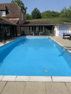 Image of 4 Bedroom Farmhouse  private12m X 5m swim pool  view of Pyrenees. Pet friendly