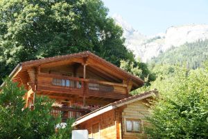 Image of Amazing 8-person chalet with Nordic bath and exceptional Mont Blanc view