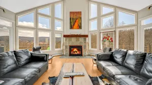 Image of Crazy spacious hillside ski chalet! WOW-views and expansive wraparound deck!