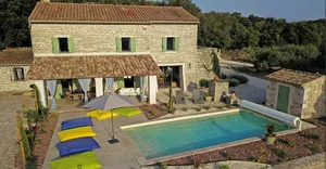 Image of Stone house, private pool, panoramic view, close to the Gorges de l'Ardèche