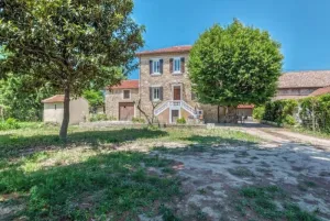 Image of Ardeche in Provence with shady park