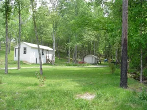 Image of Small cabin in the woods Peaceful retreat