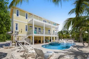 Image of Waterfront home with ocean view, 50-foot dock, private pool & spa - dog-friendly