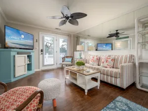 Image of Modern Two Bedroom Condo With Outdoor Pool & Courtyard