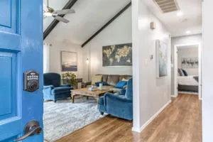 Image of Blue Door House-Quiet Comfort Near city center (single level) 2 bed 2 bath