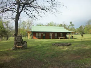 Image of Pettit Mt. Ranch Log Cabin on Gated 36 acres near Pettit Bay and Tenkiller Lake