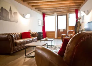Image of Town house at the foot of the abbey restored in a loft spirit with garden!