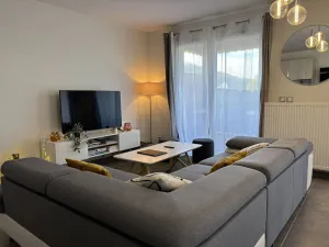 Image of Peaceful Mountain Escape: 2BR Apartment, Terrace, Close to Ski, Free Parking, WiFi