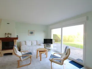 Image of Charming Coastal Villa with Private Garden, Terrace & Fireplace in Saint-Jean-le-Thomas