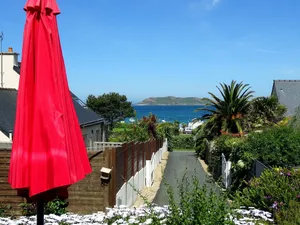 Image of Gîte du littoral, les Agapanthes, in the bay of Perros Guirec - Brittany on the GR34