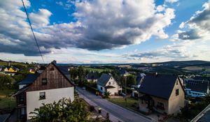 Image of Rest and relaxation on the balcony of the Ore Mountains