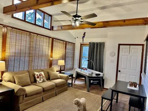 Image of Stylish Farmhouse near Oaklawn & Lakes, Centrally located