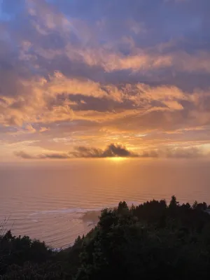 Image of Breathtaking ocean views from the comfort of a lovely home with expansive deck.