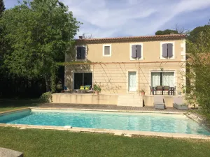 Image of Paradou quiet house with pool and garden near Les Baux de Provence