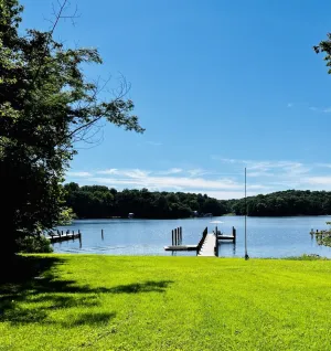 Image of Stunning Water Front Home with Private Dock and Beach and Sunsets