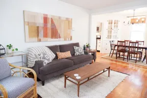 Image of Cozy Blue Door Farmhouse