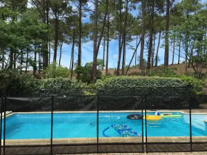 Image of Family chalet with pool between lake and ocean in Maubuisson